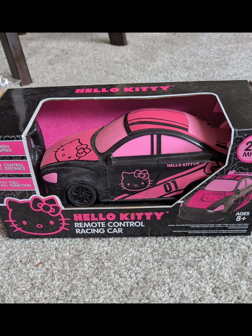 Hello Kitty Pink Remote Control Racing Car - Kids Toy - Picture 3 of 3